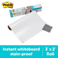 Self-Stick Dry Erase Film Surface - White 3x2 Ft, Reusable Whiteboard