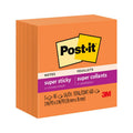 Post-it Super Sticky Notes - 3x3 Inch, 5 Pads, 90 Sheets Each, Bright Color