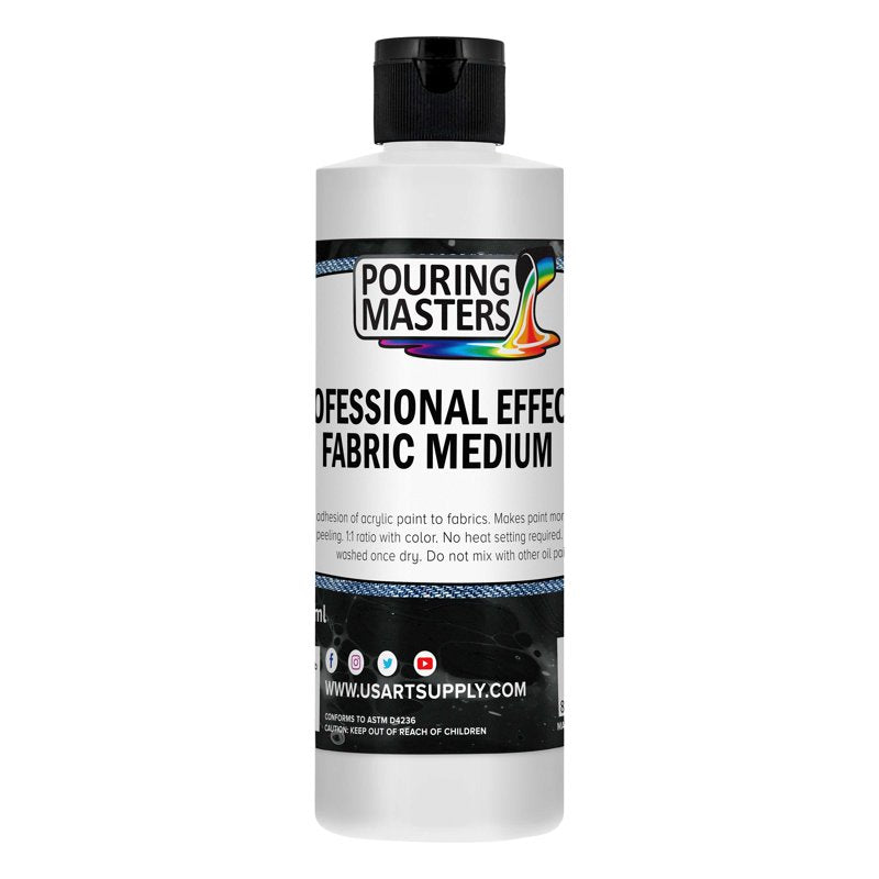 Fabric Medium for Acrylic Paints - 8oz Extender & Adhesion Enhancer