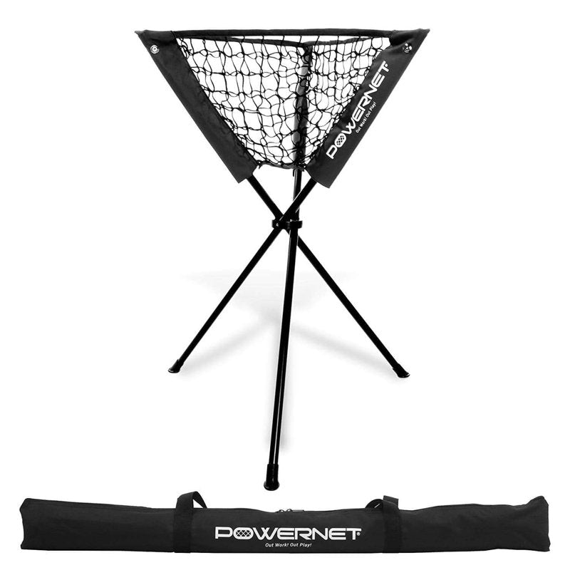 Portable Baseball Softball Ball Caddy Holds 60 Balls, Collapsible & Lightweight