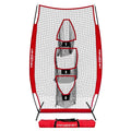 Football Passing Net with Targets - 4x8 ft Portable Practice Trainer for QB Accuracy