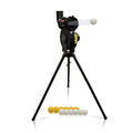 Adjustable Baseball & Softball Pitching Machine with Variable Speed & Practice Balls