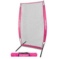 PowerNet Pitching Screen with Frame and Carry Bag - Pink