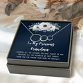 Mother's Day Necklace for Grandma Silver Infinity Rings Gift Jewelry