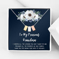 Mother's Day Necklace Gift for Grandmother - Dainty Stainless Steel Pendant & Card