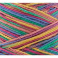 Rainbow Cotton Yarn - Multi-Color Blended Cotton & Polyester for Crafting