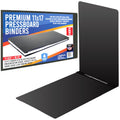 11x17 Pressboard Binder with High-Density Polyethylene - 3 Inch Capacity, Crush Finish Exterior, Pack of 6