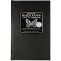 Premium Black Sketchbook Hardcover with Acid-Free Paper - 192 Pages