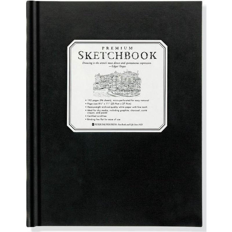 Large Hardcover Sketchbook for Drawing & Art - Acid-Free 92 Pages