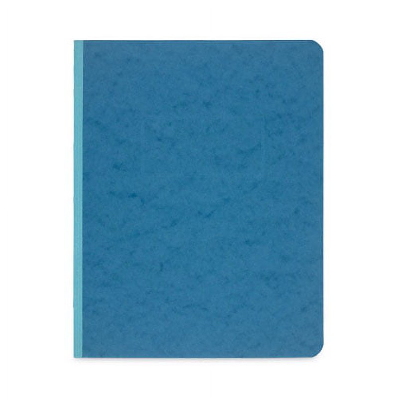 Pressboard Report Cover with Reinforced Hinge and Prong Fastener - 3 Inch Capacity, 8.5 x 11 Inches, Light Blue, Bundle of 2