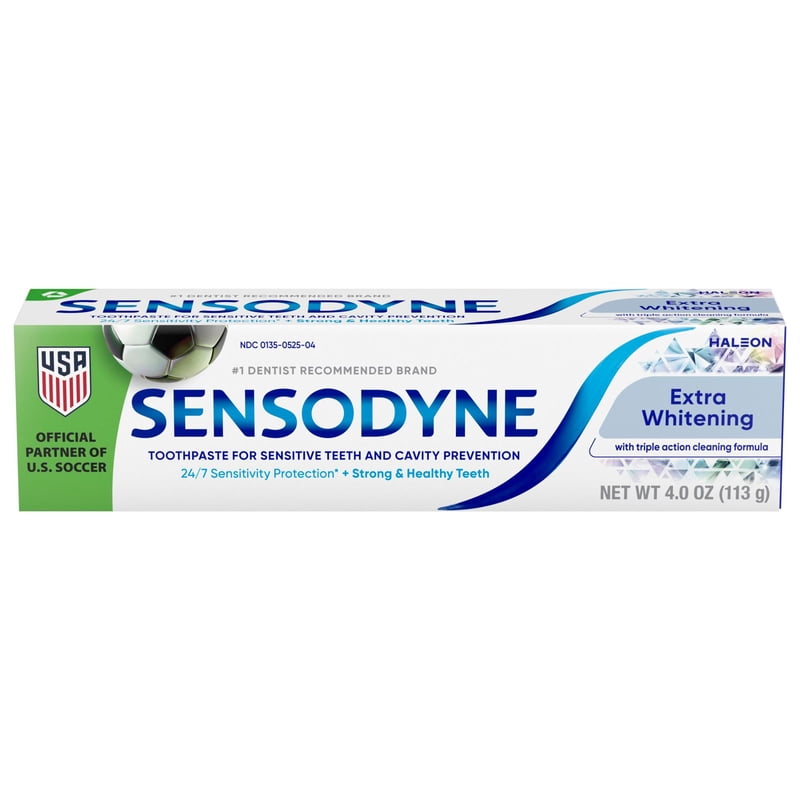 Sensitive Whitening Toothpaste Case - Mint Flavor, 4 Oz, 12 Pack
