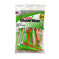 Wood Golf Tees 2 3/4 Inch Citrus Mix 90 Count Durable Classic Design