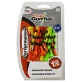 Plastic Golf Tees 3-1/4 Inch Pack of 25 - Durable, Low-Resistance Head for Longer Drives