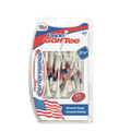 Golf Tees 3.25-Inch Plastic Low-Resistance Performance Tees - Durable Stability, Pack Options