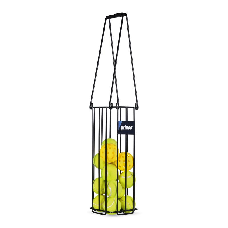 Pickleball Ball Hopper with Non-Slip Handle - Portable Tennis & Padel Collector