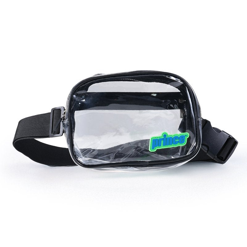 Prince Pickleball Court Crossbody Waist Pack – Clear Front, Black Trim