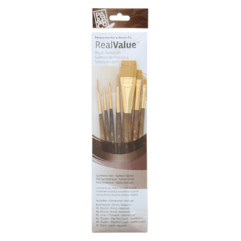Professional Paint Brush Set - 6 Assorted Artist Brushes for Beginners & Students