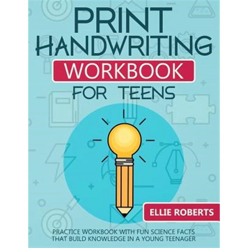Teen Handwriting Practice Workbook with Fun Science Facts - Paperback