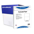 Perforated Printer Paper 8.5 x 11 Inch 2500 Sheets for W-2 1099 Statements