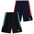 Kids Boys Athletic Shorts 2 Pack - Quick Dry Performance Sportswear for Active Play