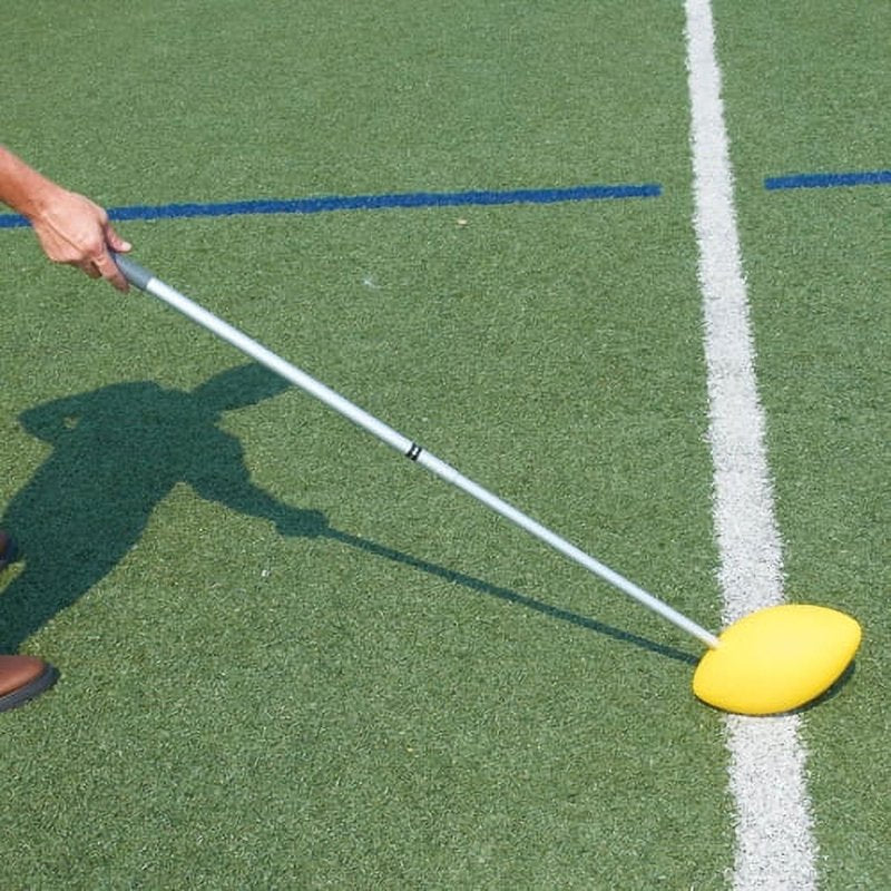 Pro Down Football Snapper Stick - Telescoping Practice Tool for Offensive Line