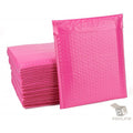 Pink Poly Bubble Mailers Envelopes 6.5 x 10 Inches - Extra Wide Shipping Bags