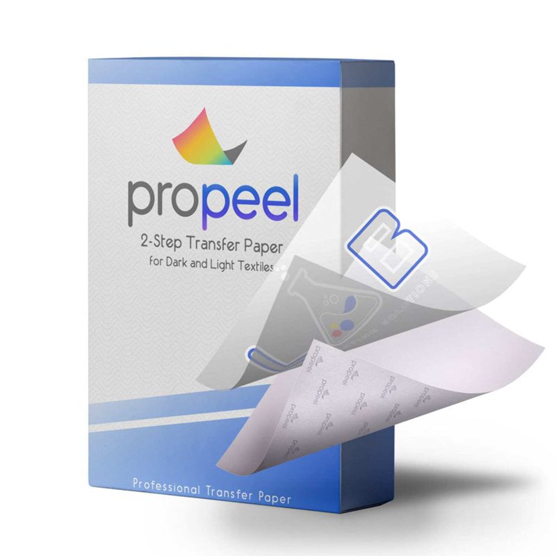 Propeel 2-Step Transfer Paper for Dark and Light Textiles - A4, XL, A3 Sheets