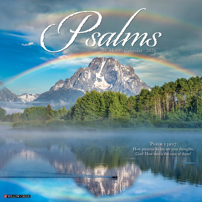 Psalms 2026 Wall Calendar - Inspirational Scripture & Nature Photography
