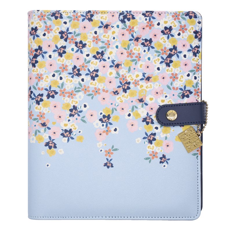 A5 Floral Planner - Undated Weekly & Monthly Organizer with Stickers
