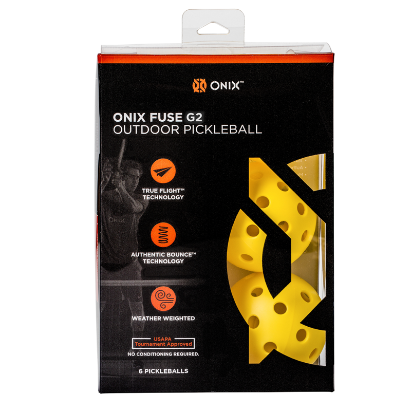 Onix Pure 2 Outdoor Pickleball Ball - 6 Pack 16 Pack Variation Included