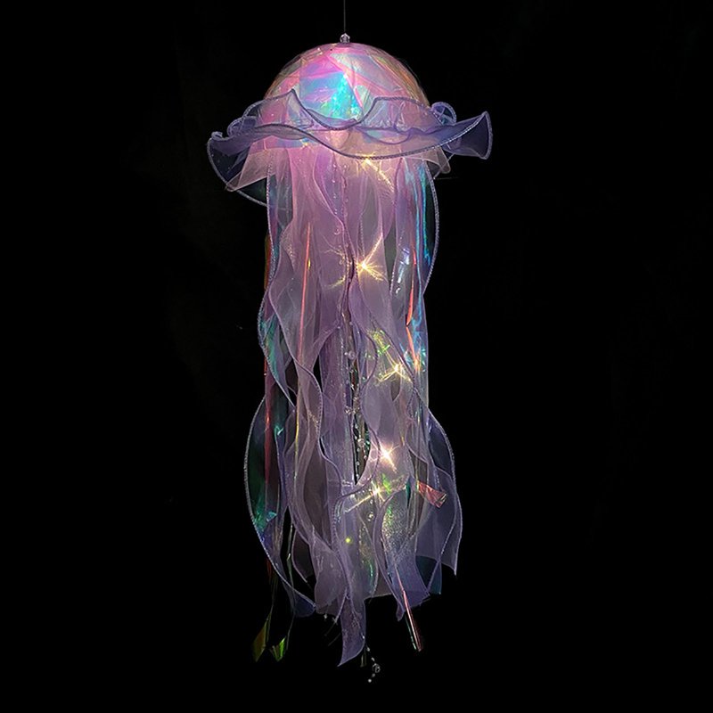 Glow Jellyfish Lantern LED Handheld & Hanging Decor for Parties & Holidays