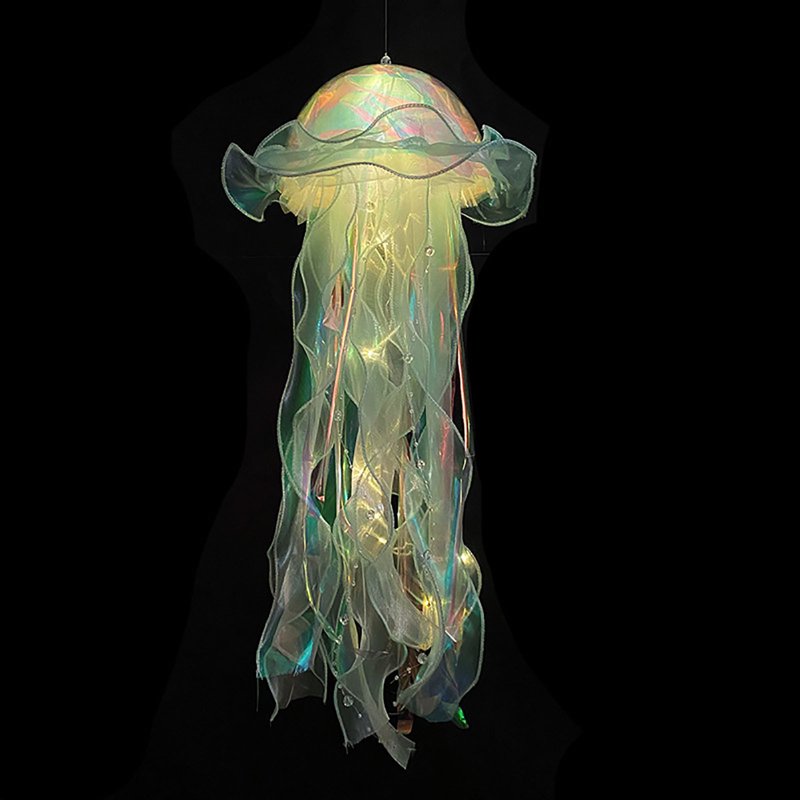 LED Jellyfish Lantern Handheld Decorative Light for Parties and Holidays