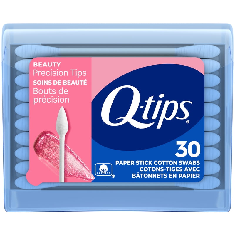Cotton Swabs with Precision Tips - Travel Size for Beauty & Makeup Touch-Ups