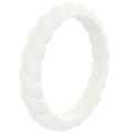 Women's Stackable Silicone Ring - Active Lifestyle Twist Silicone Band