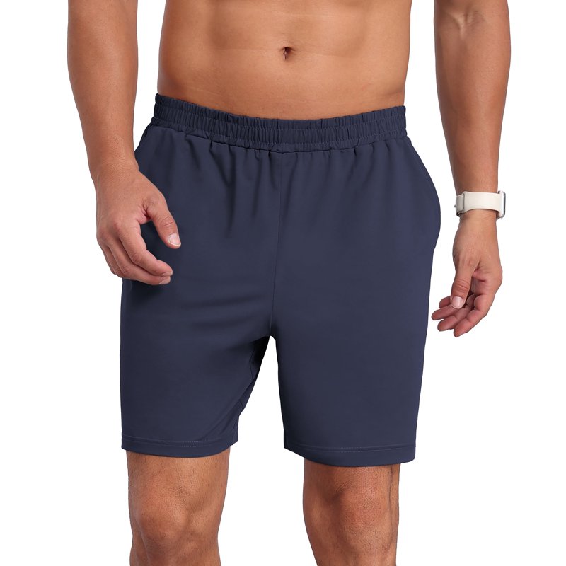Men's Athletic Running Shorts Quick Dry Lightweight Sports Gym Shorts - 7 Inch Inseam
