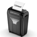 12-Sheet Cross Cut Paper Shredder with 4.5-Gallon Wastebin Home Office Security