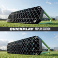 QUICKPLAY Replay Station Soccer Rebound Board – Adjustable Dual-Angle Training Aid (Original 37.5 x 9.5 in)