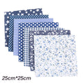Fabric Quilt Squares Bundle - 7 Pre-Cut Cotton Patchwork Squares for Sewing & Crafting