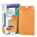 6 x 9 Brown Kraft Clasp Envelopes - 28lb Document Mailers, 100 Pack