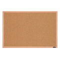 Quartet Cork Bulletin Board 23x35 Inches Oak Finish Frame Office Home