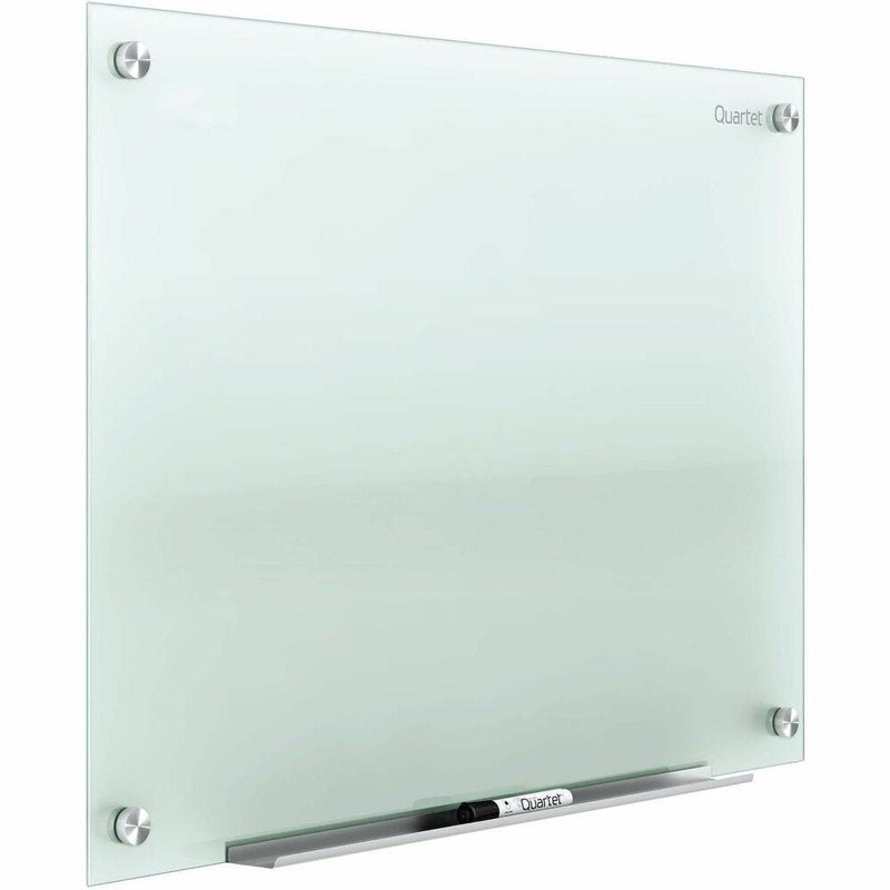 Quartet Infinity Glass Dry-Erase Whiteboard 36 x 24 in - Frost Tempered Glass, Frameless