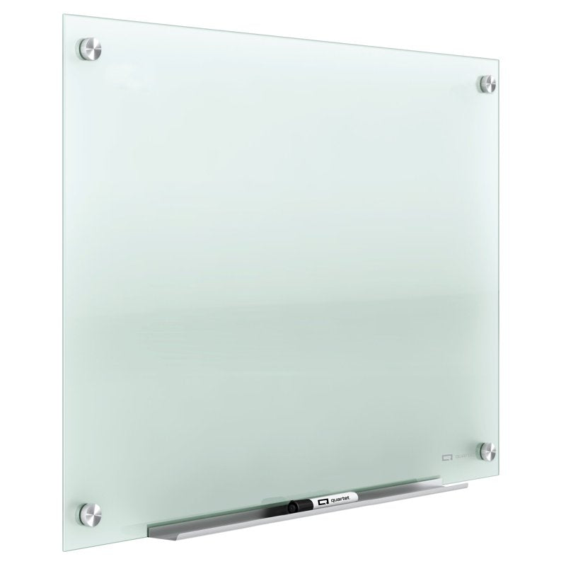 Quartet Infinity Glass Dry-Erase Board 24" x 18" Frosted Surface - Frameless