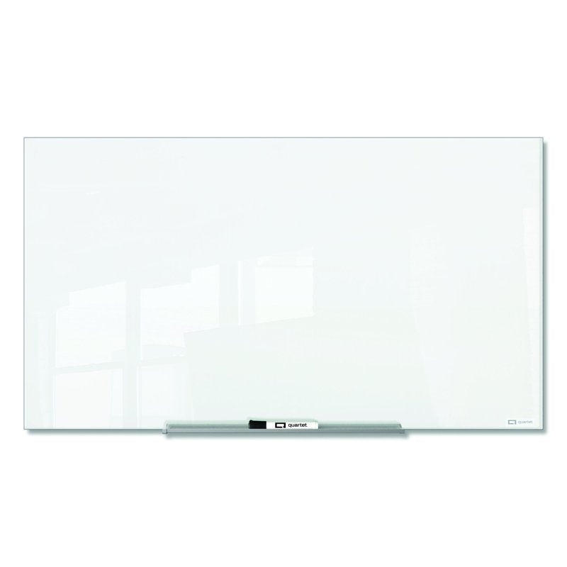 Magnetic Glass Dry-Erase Board 72x48 White Surface Frameless