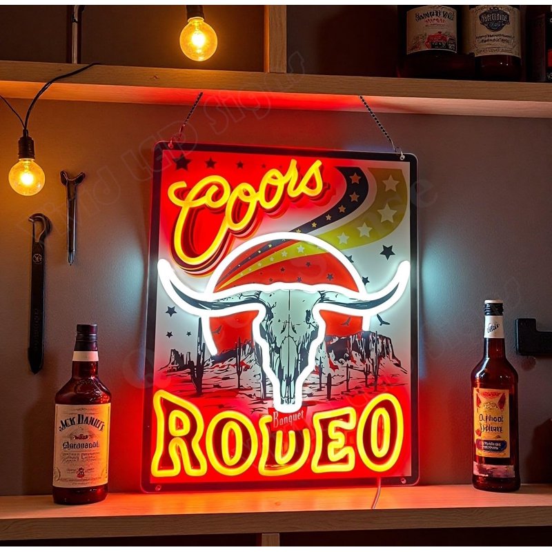 16x9 LED Neon Sign Beer Wall Decor Dimmable USB Powered for Bars & Parties