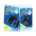 Multi-Sport Mouthguard 2-Pack - Hangs Anywhere, Black