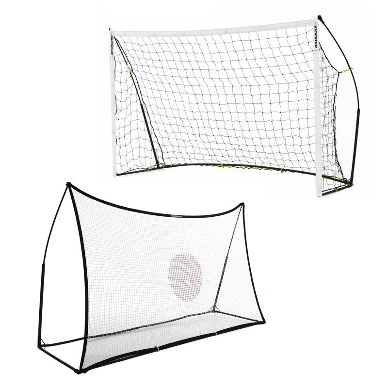 Quickplay Kickster 2-in-1 Adjustable Soccer Goal & Rebounder for Practice