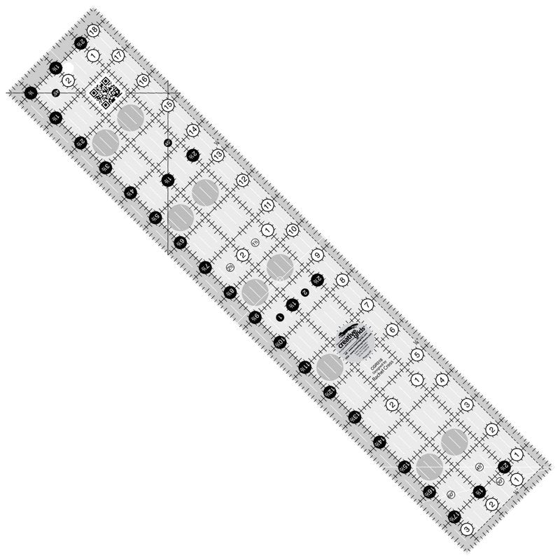 Quilting Ruler 3-1/2 x 18-1/2 Inch Rectangular Measuring Tool for Patchwork