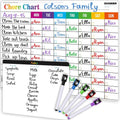 Quokka Magnetic Chore Chart for Kids at Home – Gift Reward Visual Schedule Chart – Dry Erase Weekly Planner (Variation: Basic)