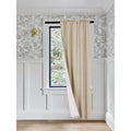 Blackout Window Curtain Panel - Light Blocking Microfiber Drapes, 37x84 Inches