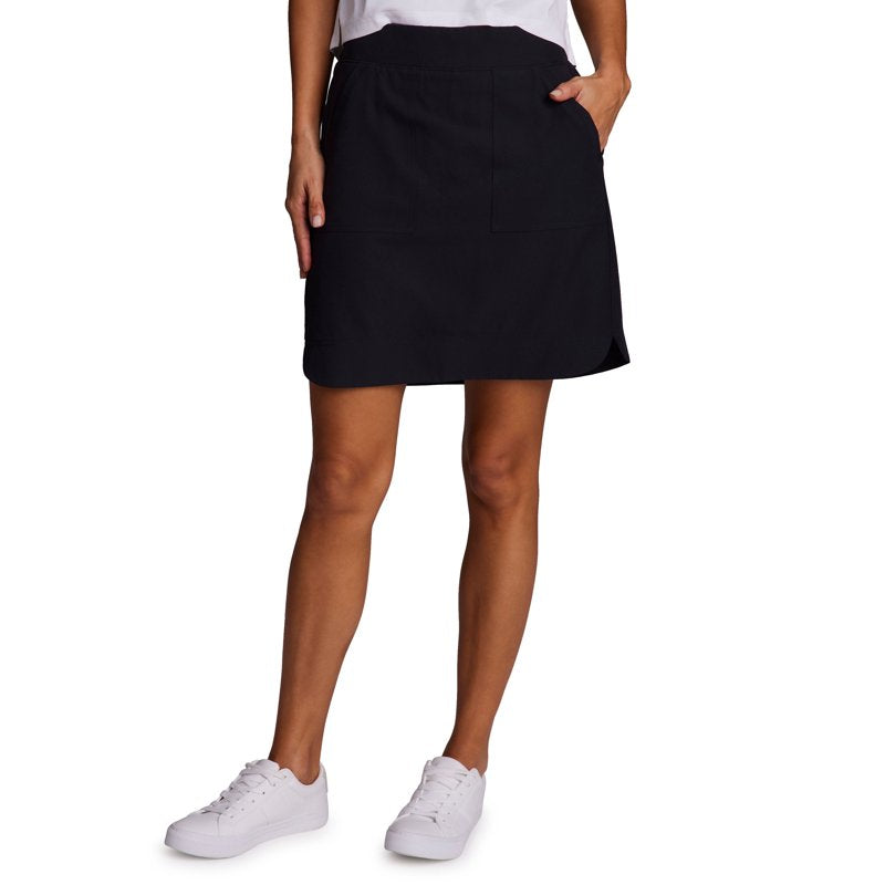 Women's Athletic Skort with Pockets - Longer 19 Inch Golf & Tennis Skirt